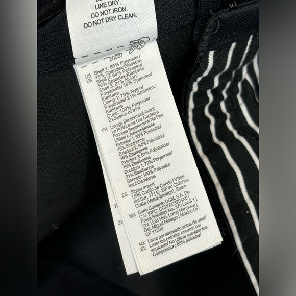 Brooks Sportswear Woman’s Black & White Running Bra Size 34C - Picture 5 of 7